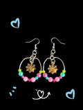 Spider Web- Pear Earrings