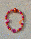Smiley Face Mushroom Bracelet