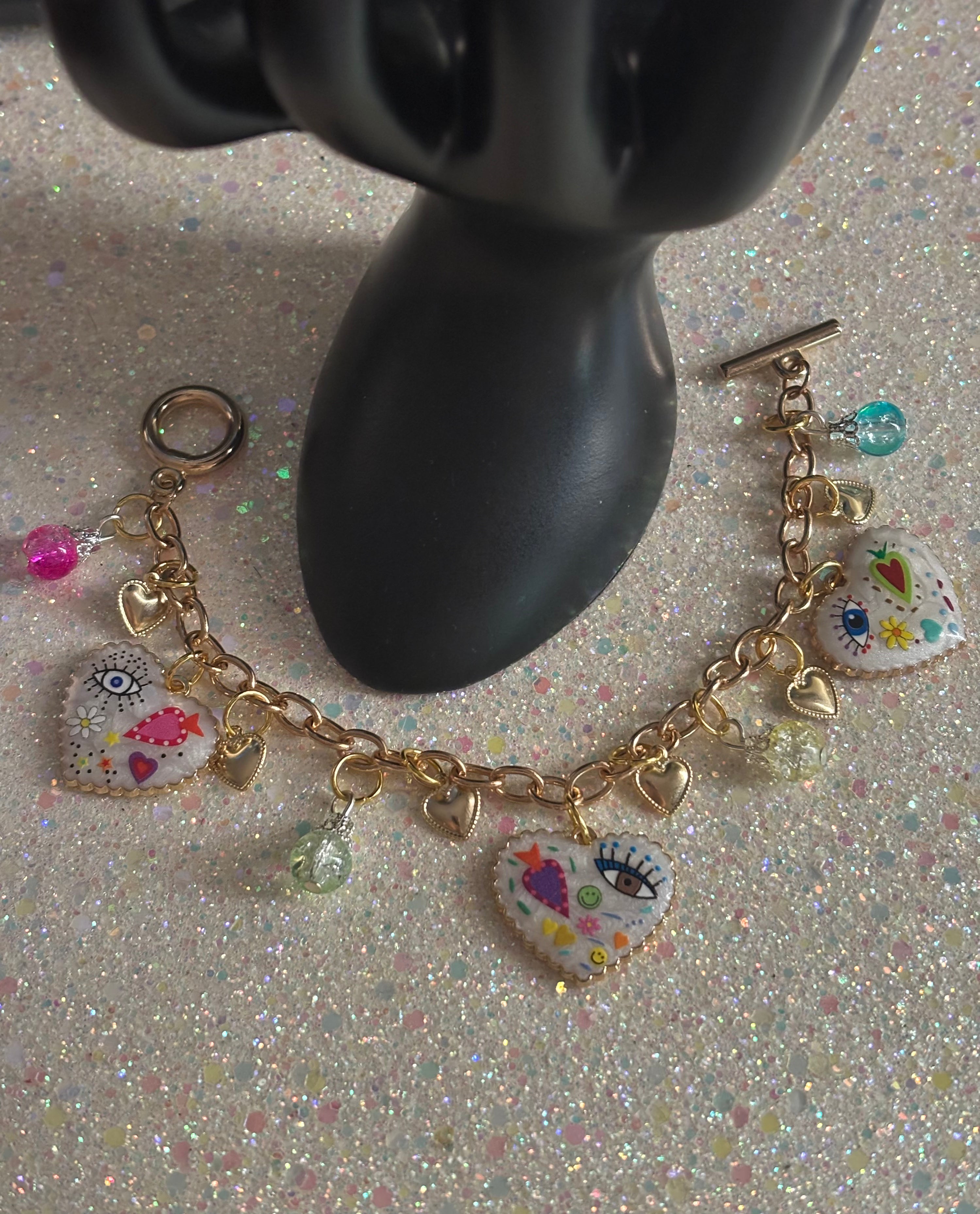 Gold Stainless Steel Evil Eye Protection Theme