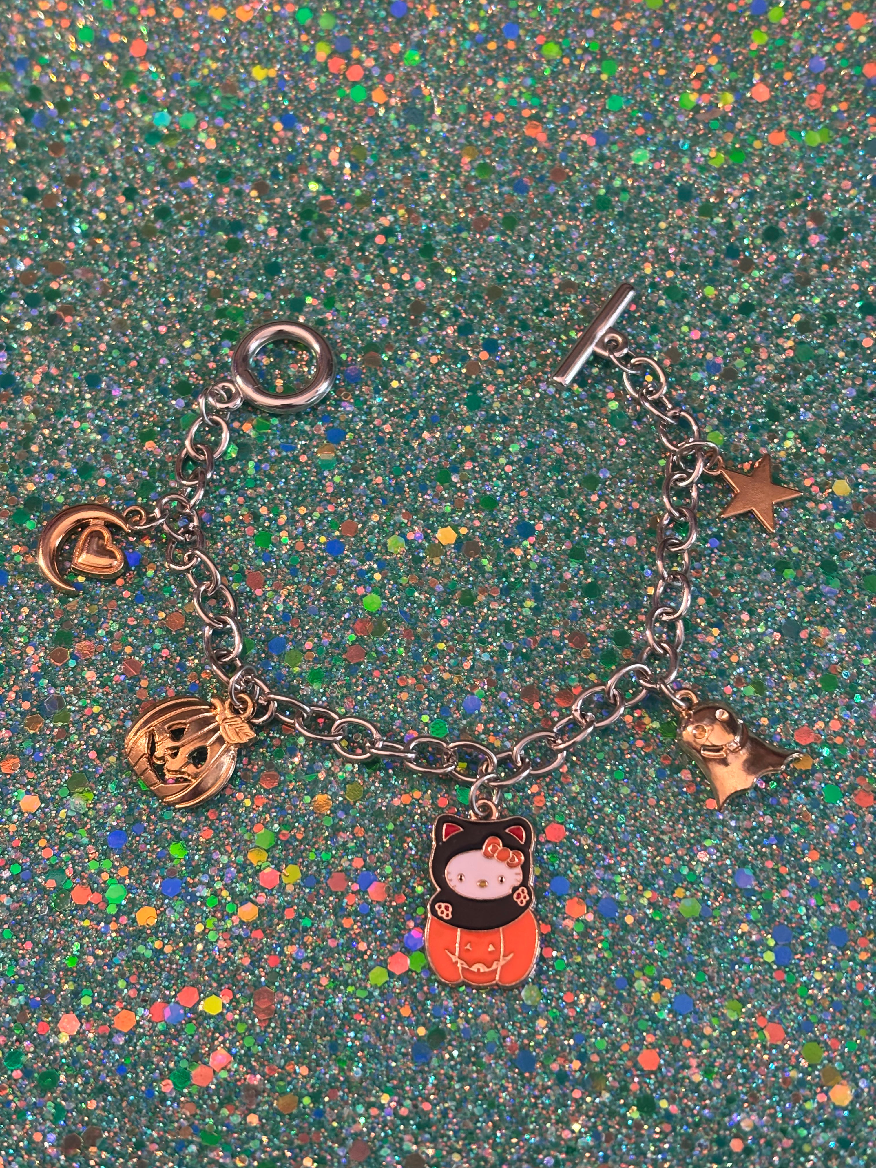 Alloy Chain Pumpkin Kitty Theme