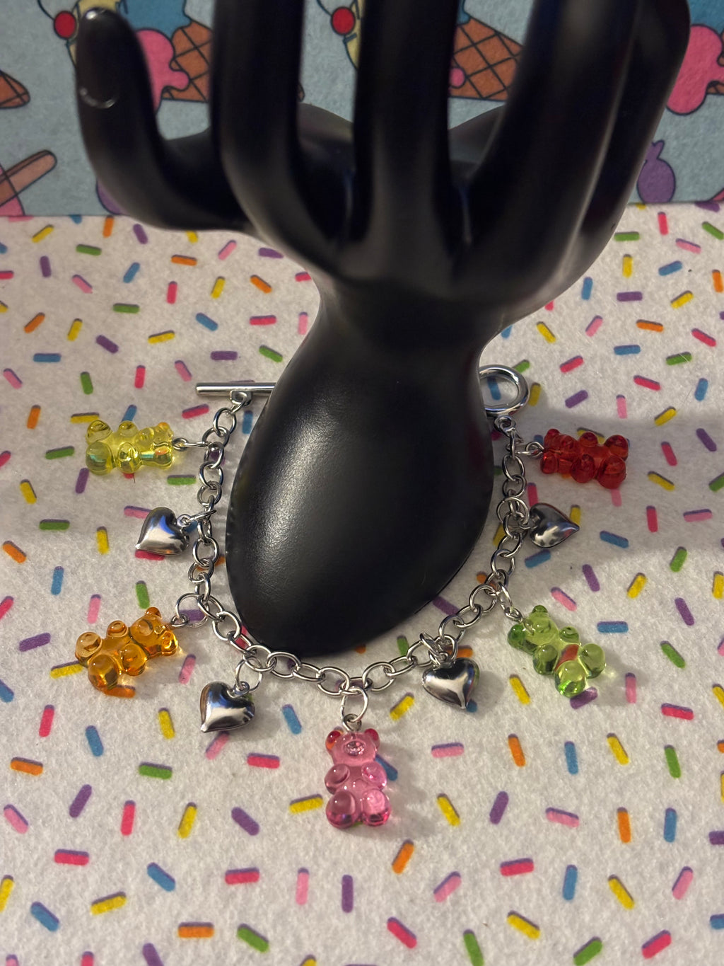 Silver Stainless Steel Gummy Bears Theme