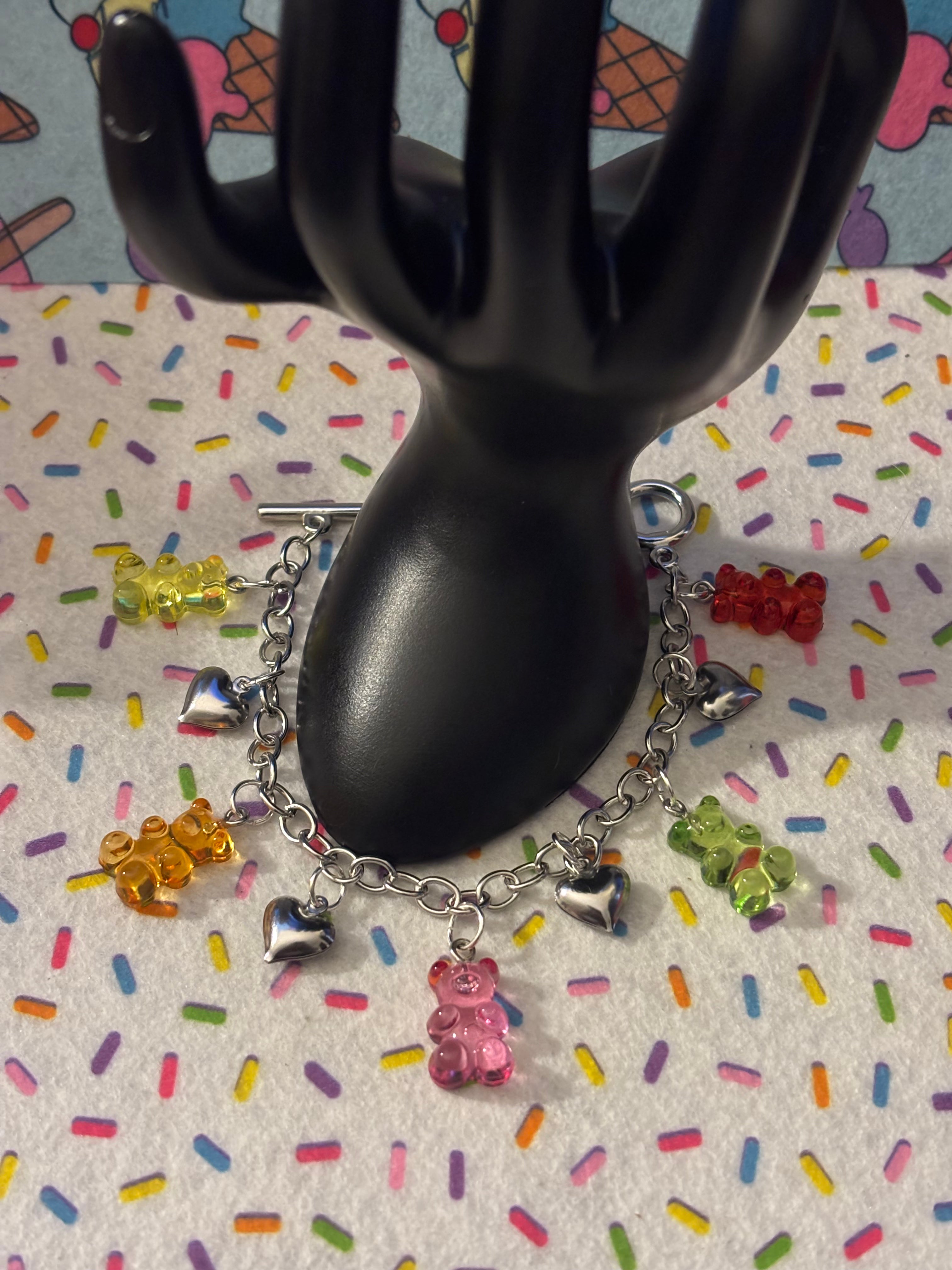 Silver Stainless Steel Gummy Bears Theme