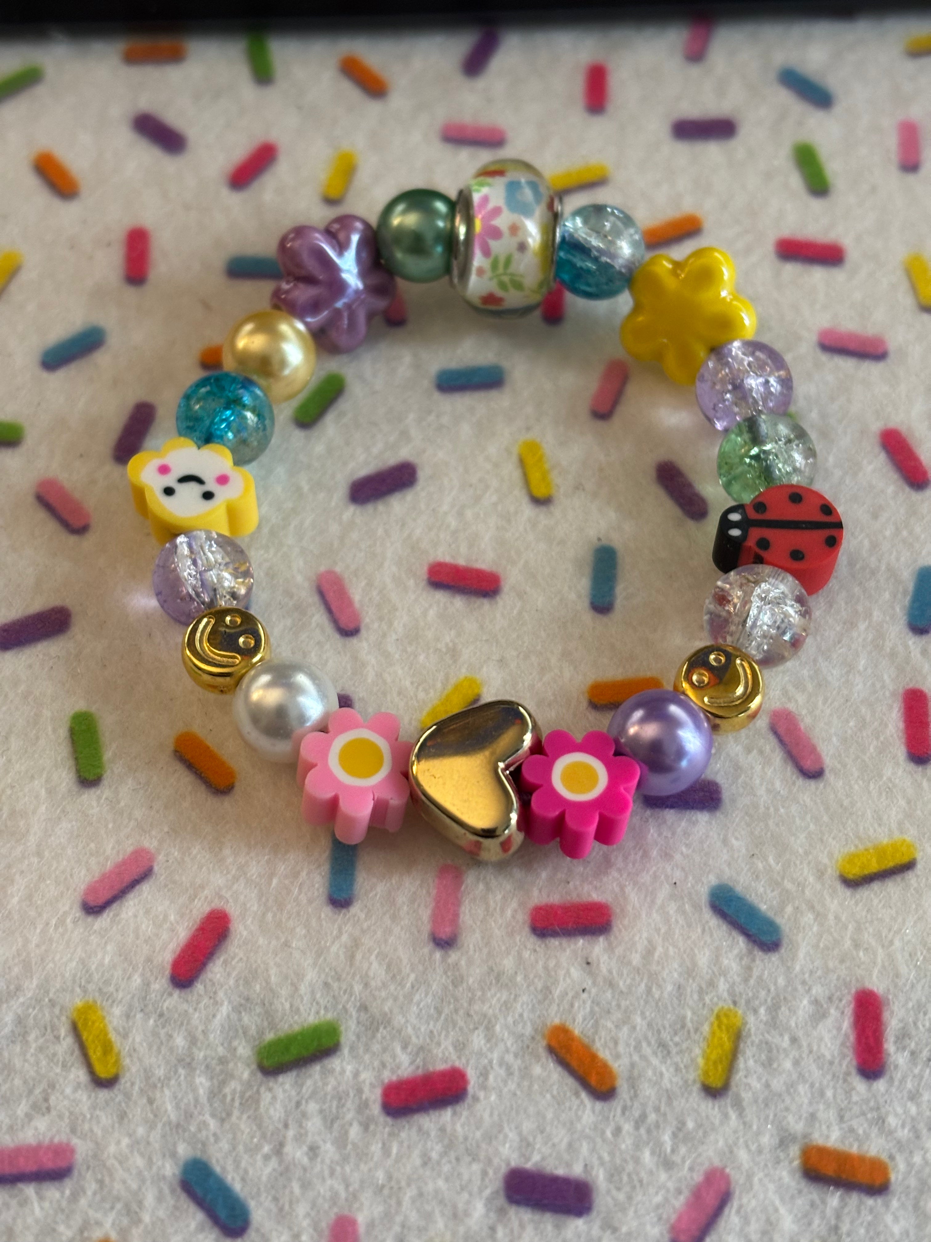Kids Small Stretchable Bracelet Summer Vibes