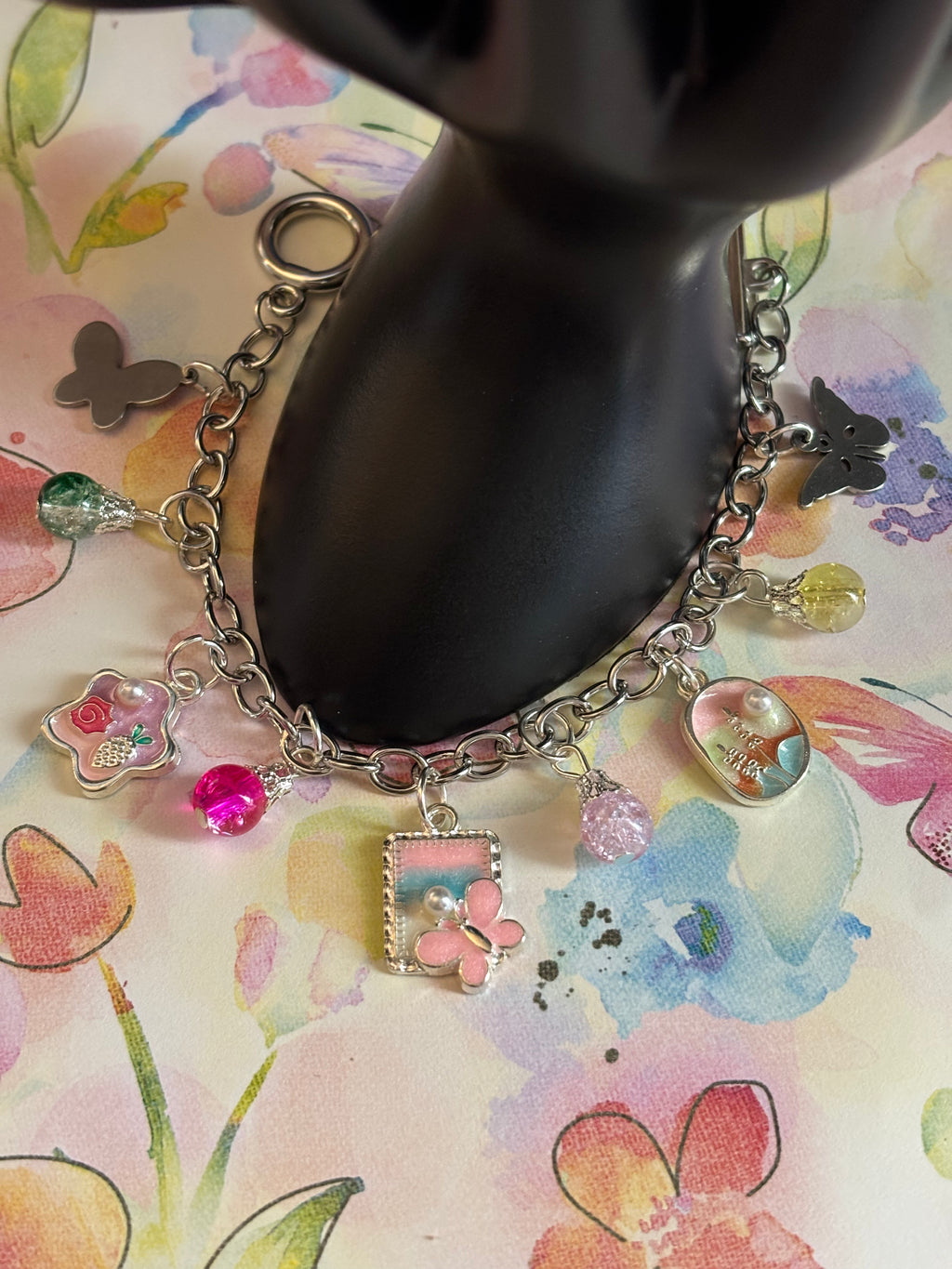 Silver Stainless Steel Butterfly Land Theme