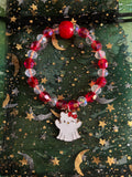 Stretchy Glass Beaded- Hello Kitty Ghost