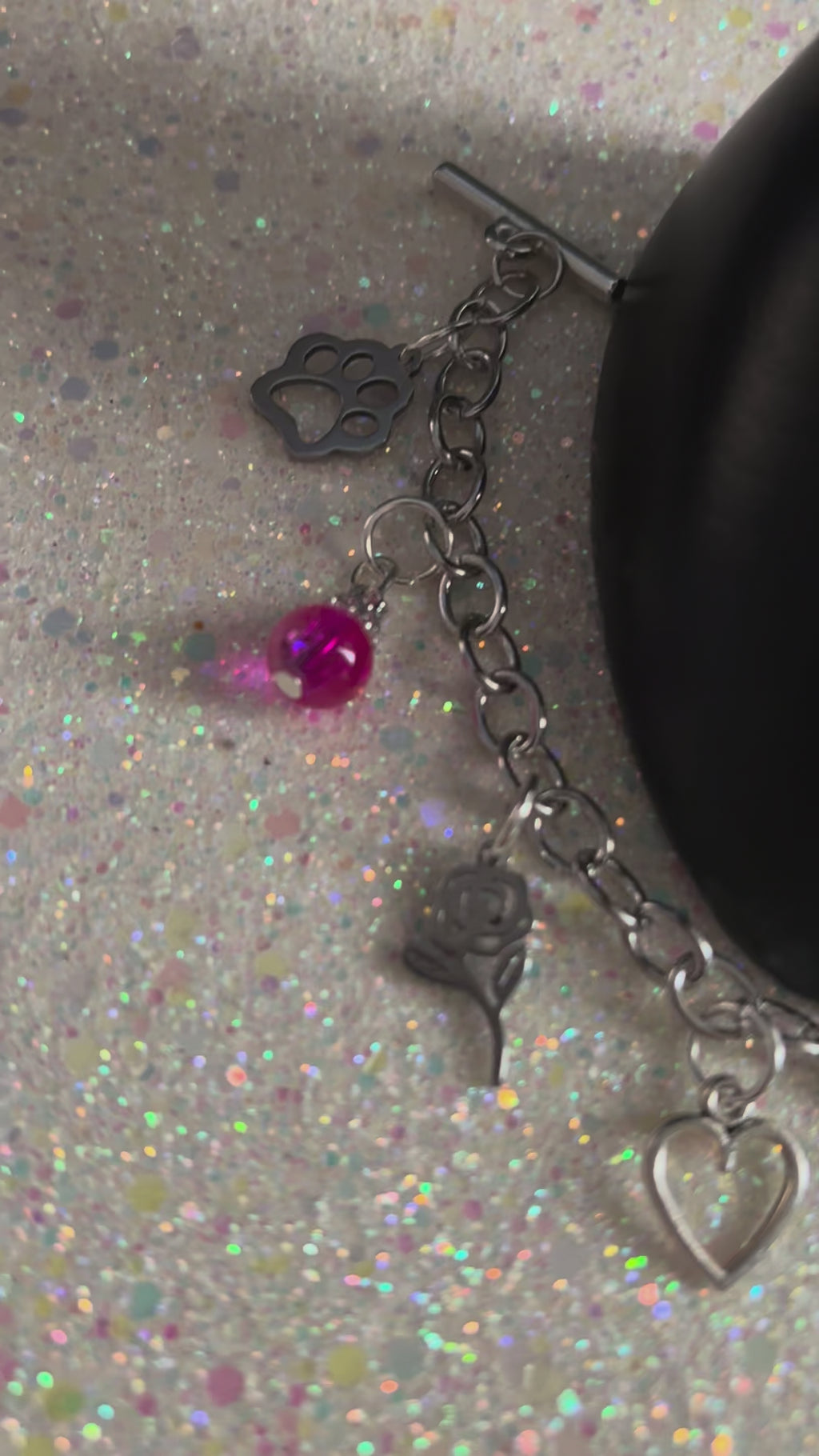 Silver Stainless Steel Doggo Lovers Bracelet