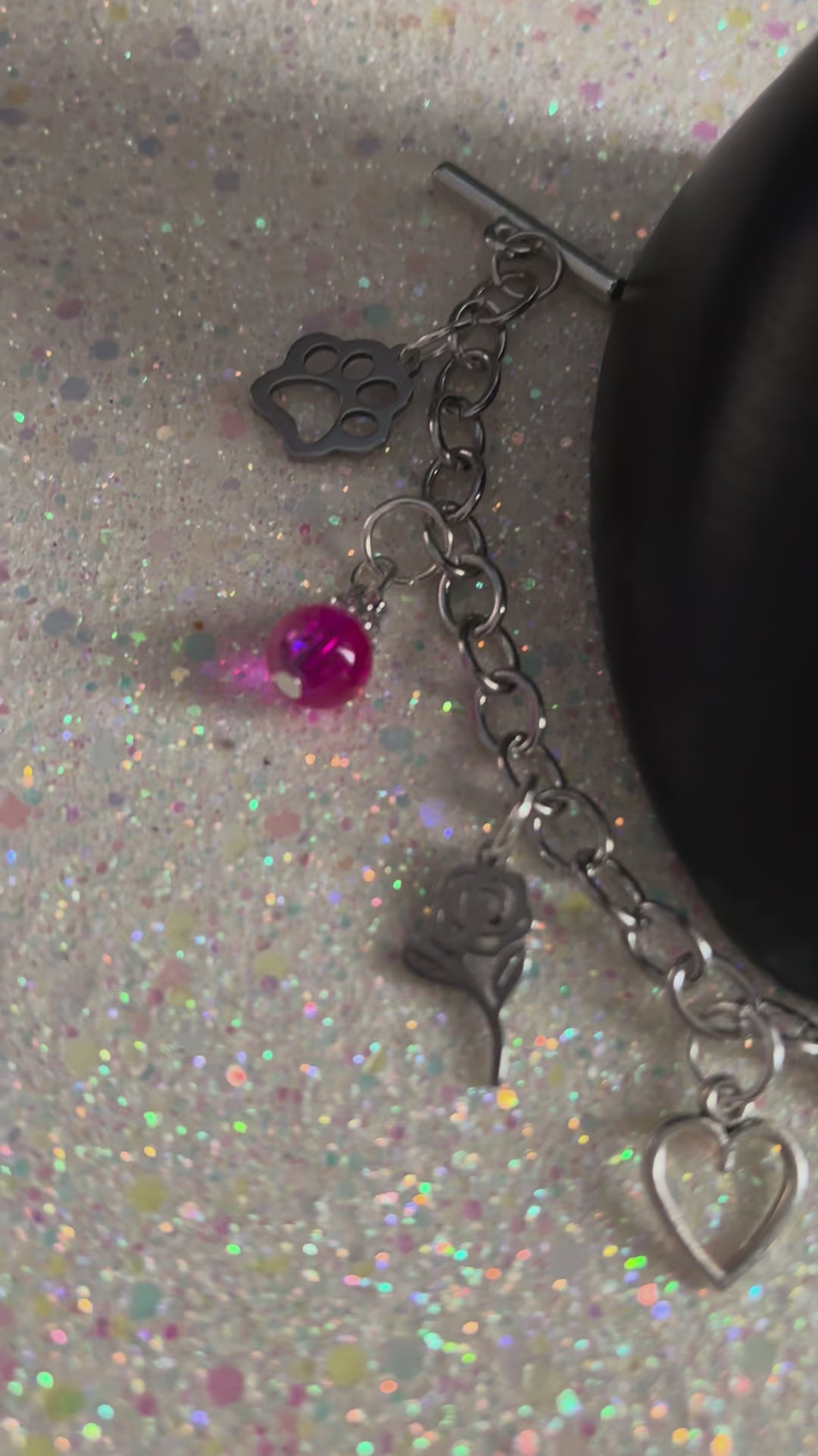 Silver Stainless Steel Doggo Lovers Bracelet