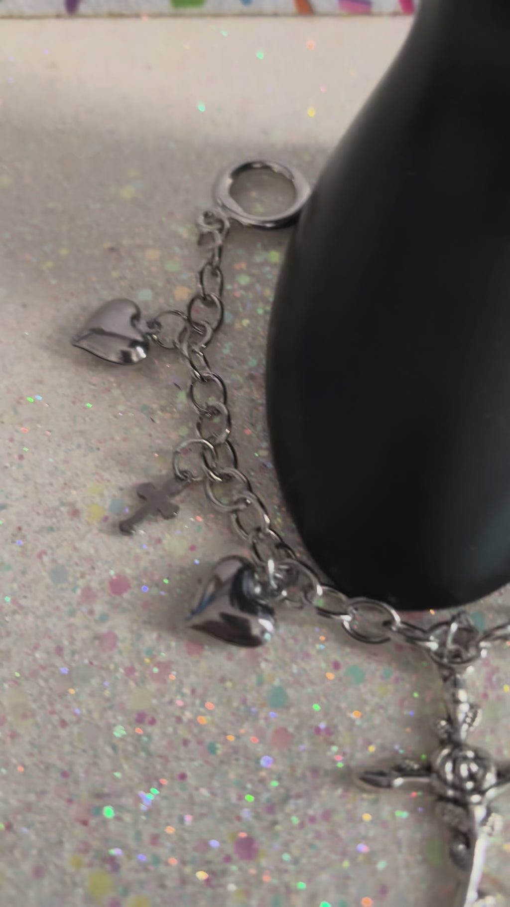 Stainless Steel Chain Crosses & Hearts